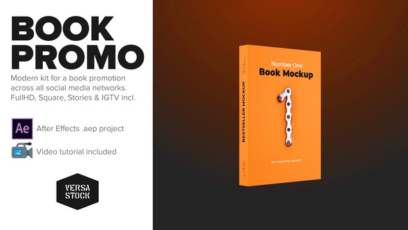 Download Book Social Media Promo Kit By Versastock Videohive