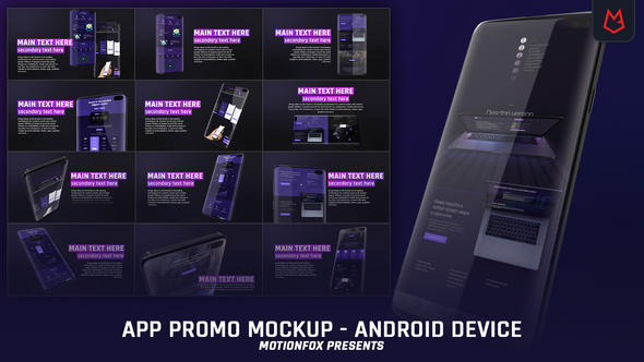 App Promo  Mockup - Android Device