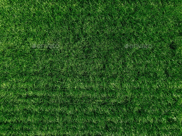 Aerial view of natural green grass texture. Green field in Finland