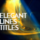 Elegant Lines Titles - VideoHive Item for Sale