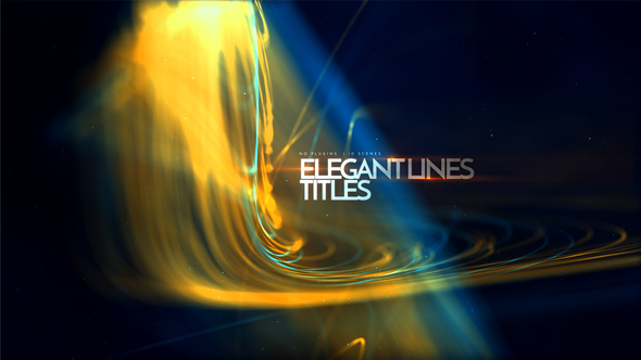 Elegant Lines Titles - VideoHive 23523255