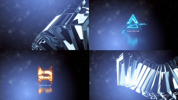 Glass Logo Reveal - VideoHive 23523991