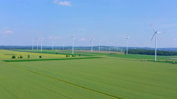 Turbines On A Green FIeld