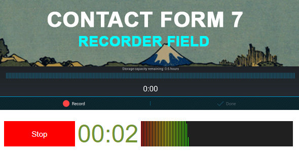 Contact Form 7 Recorder Field