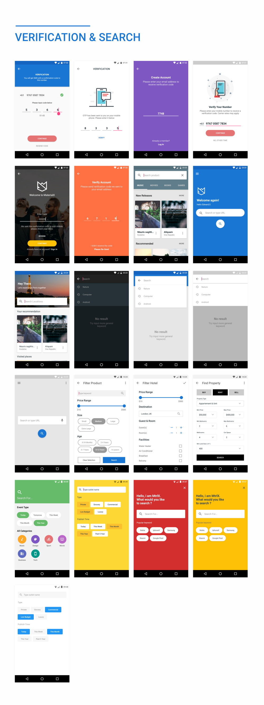 MaterialX - Android Material Design UI Components 2.3 - 43