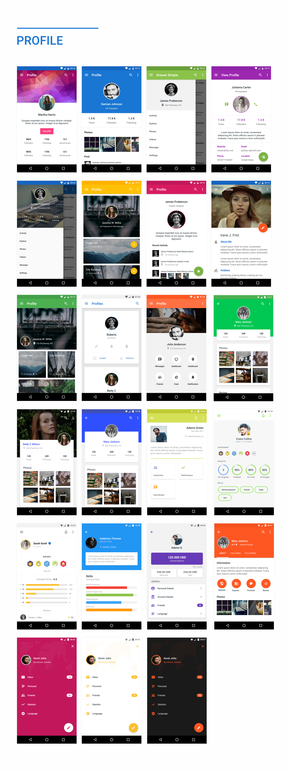 MaterialX - Android Material Design UI Components 2.3 - 45