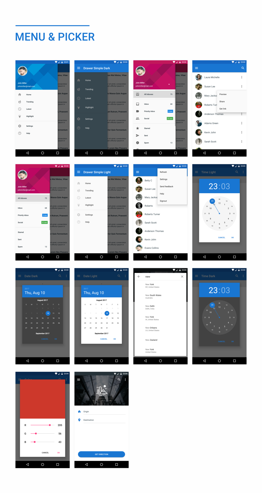 MaterialX - Android Material Design UI Components 2.3 - 36