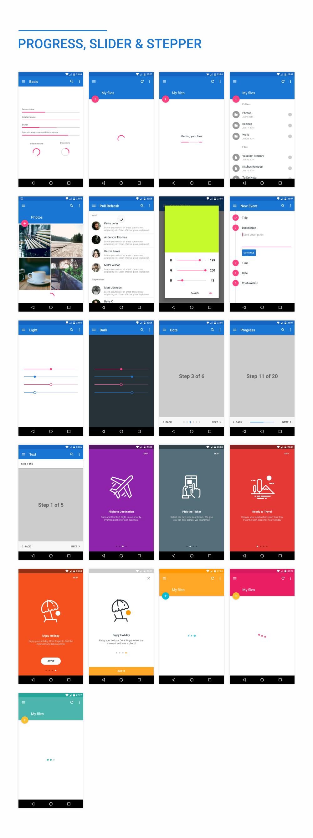 MaterialX - Android Material Design UI Components 2.3 - 37