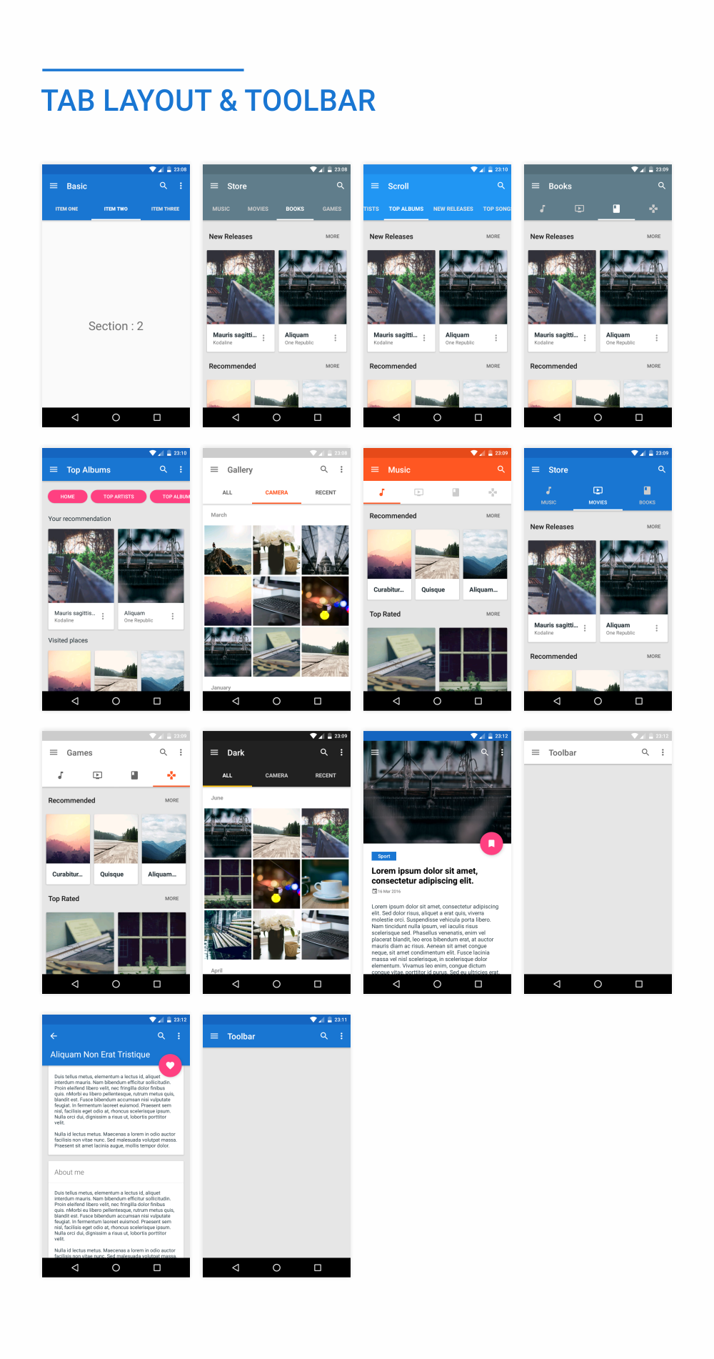 MaterialX - Android Material Design UI Components 2.3 - 38