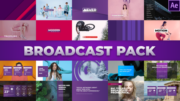 Broadcast Promo Pack - VideoHive 23261445