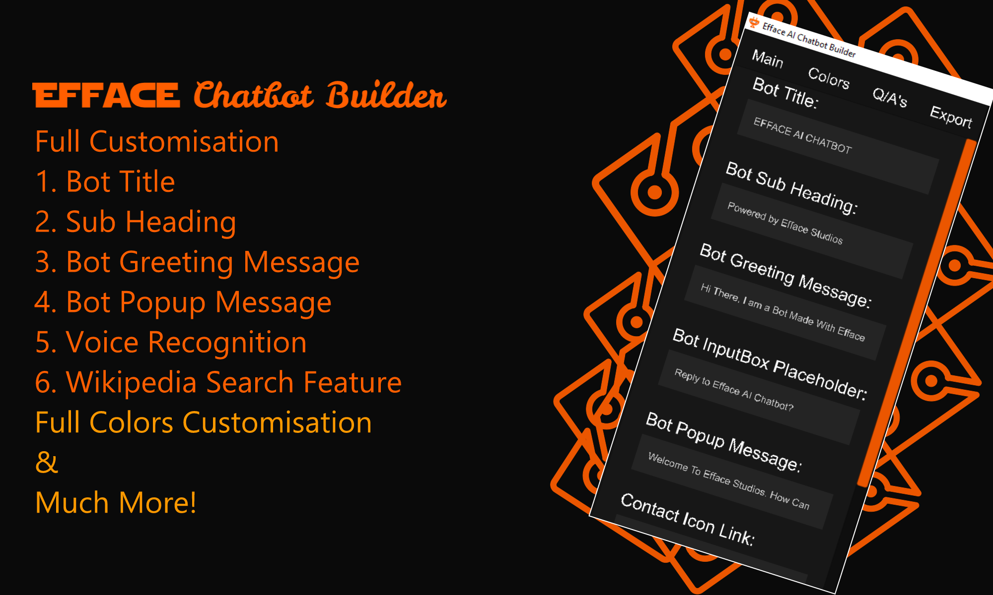 Efface Chatbot Builder - 2