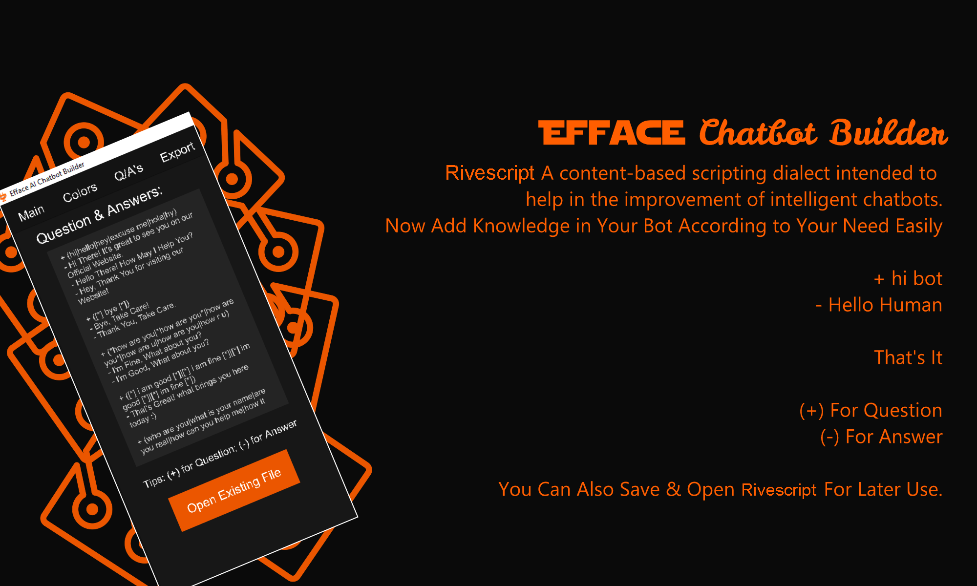 Efface Chatbot Builder - 4