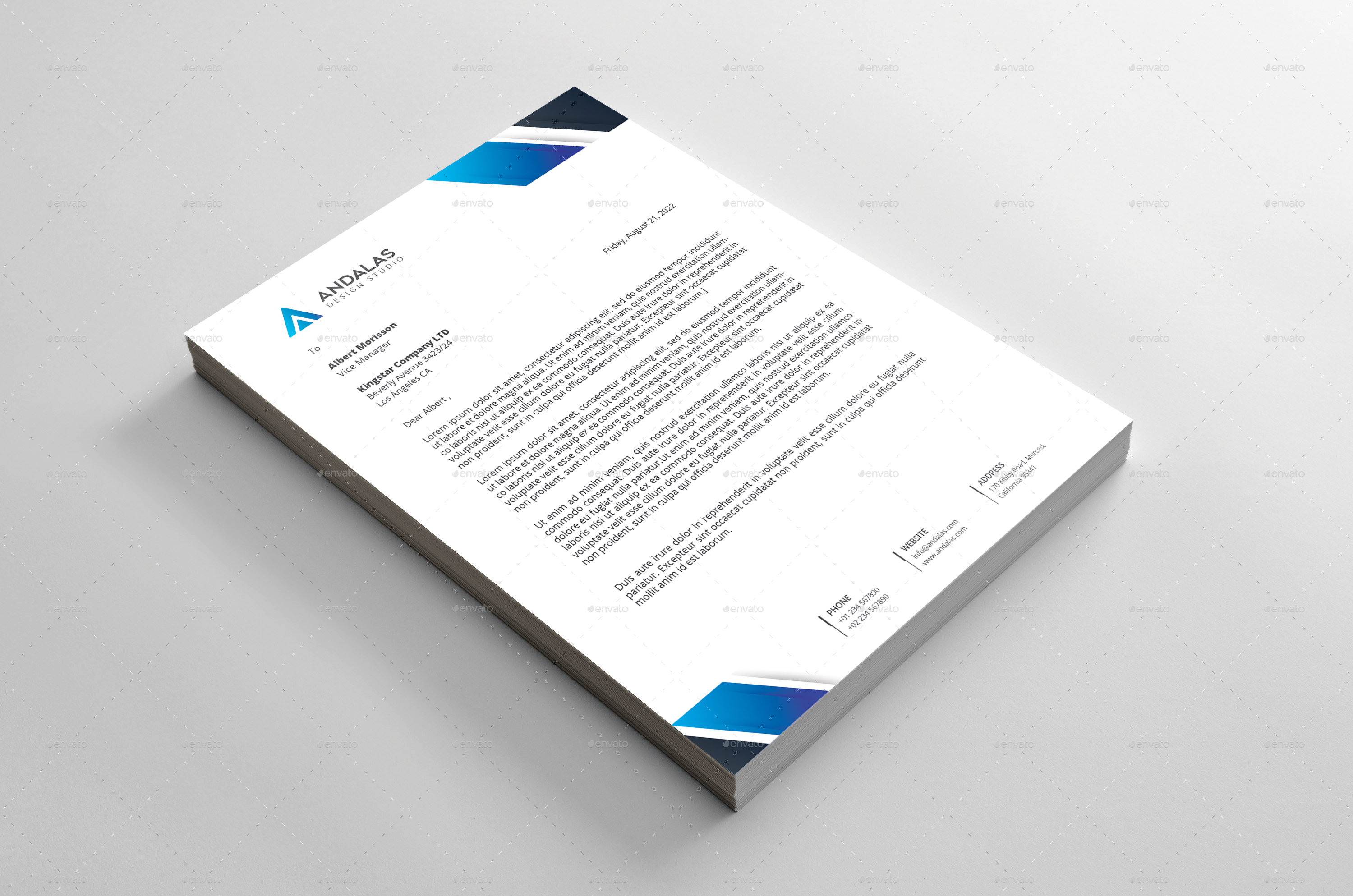 Letterhead, Print Templates | GraphicRiver