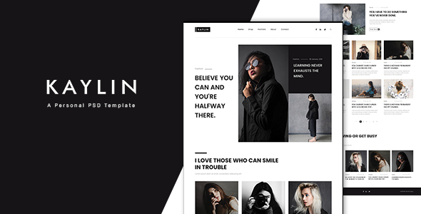 Kaylin - Personal - ThemeForest 23526075