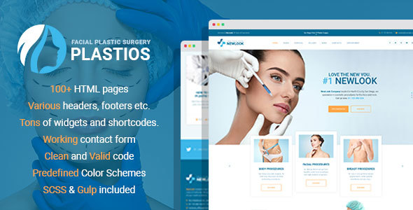 Marvelous Plastios - Plastic Surgery Clinic HTML Template