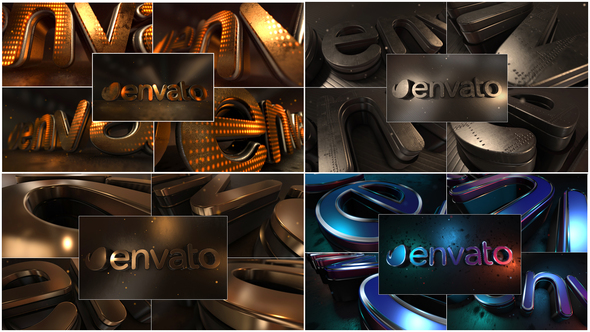 LED Gold Title - VideoHive 23372526