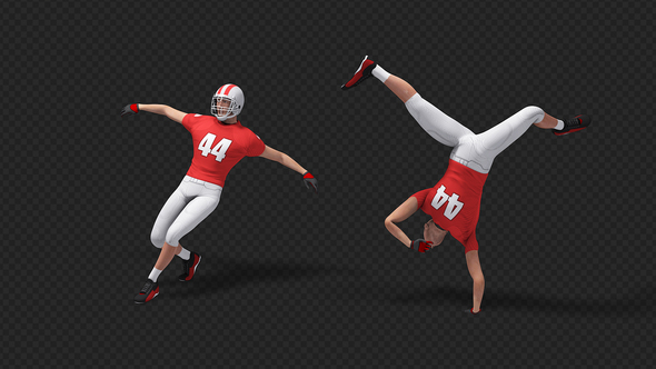US Football Player Dance (2-Pack)