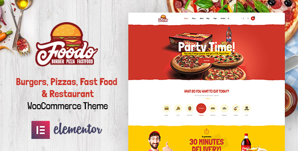 Foodo Fast Food Restaurant Wordpress Theme By Themelexus