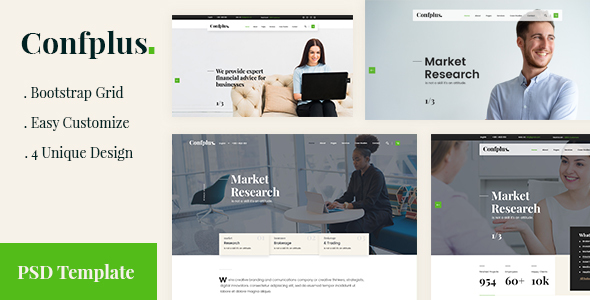 Confplus- Business Consulting - ThemeForest 23543344