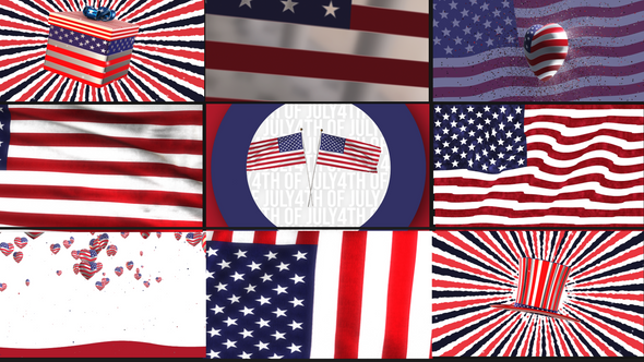 4th Of July Transitions Pack