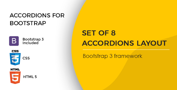Accordions for Bootstrap 3 Framework