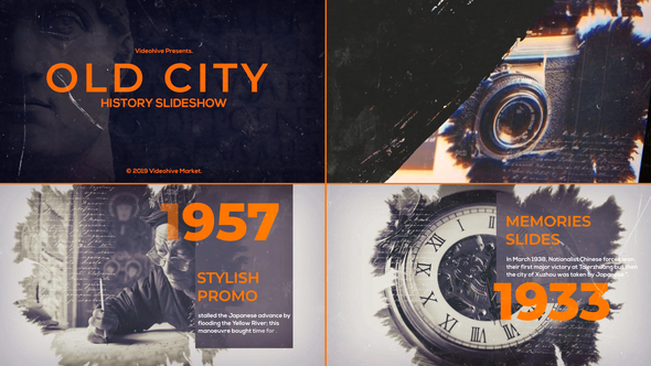 History Style Slideshow - VideoHive 23555420