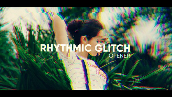 Rhythmic Glitch Opener - VideoHive 23555902