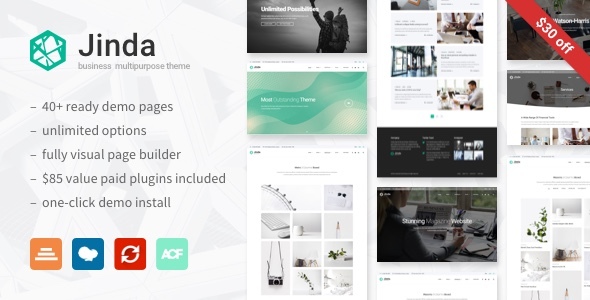 Jinda – Elegant Multi-Concept WordPress theme