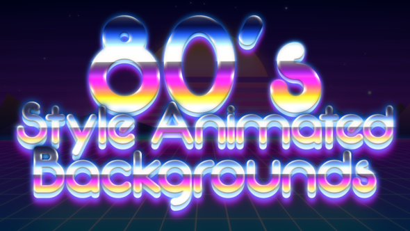 80's Style Animated Backgrounds