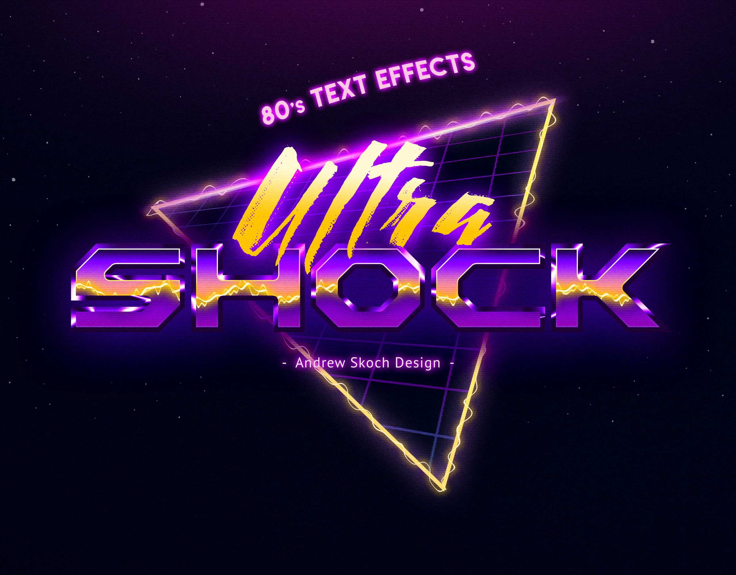 80s Retro Text Effects vol.2