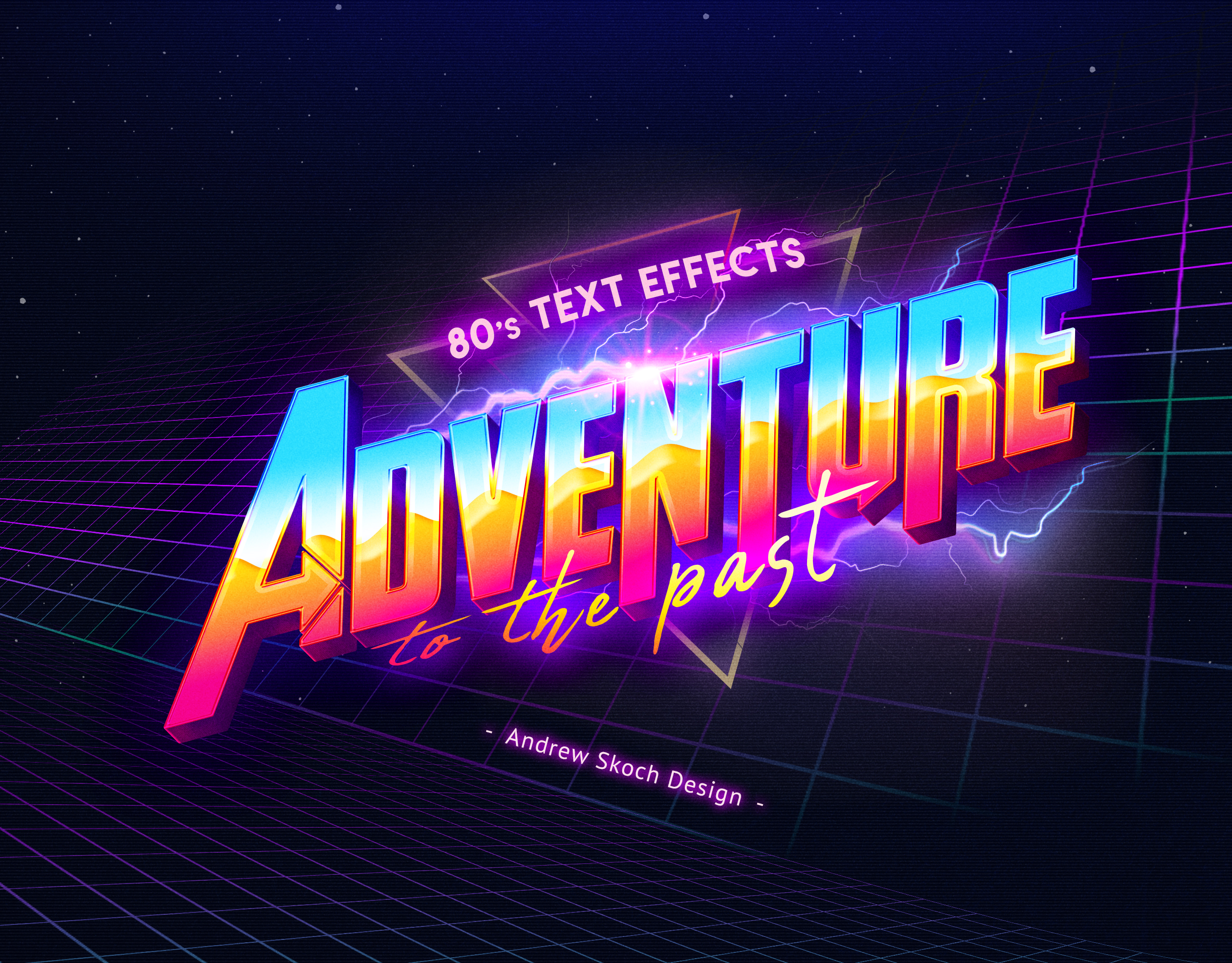 80s Retro Text Effects vol.2 by Sko4 | GraphicRiver