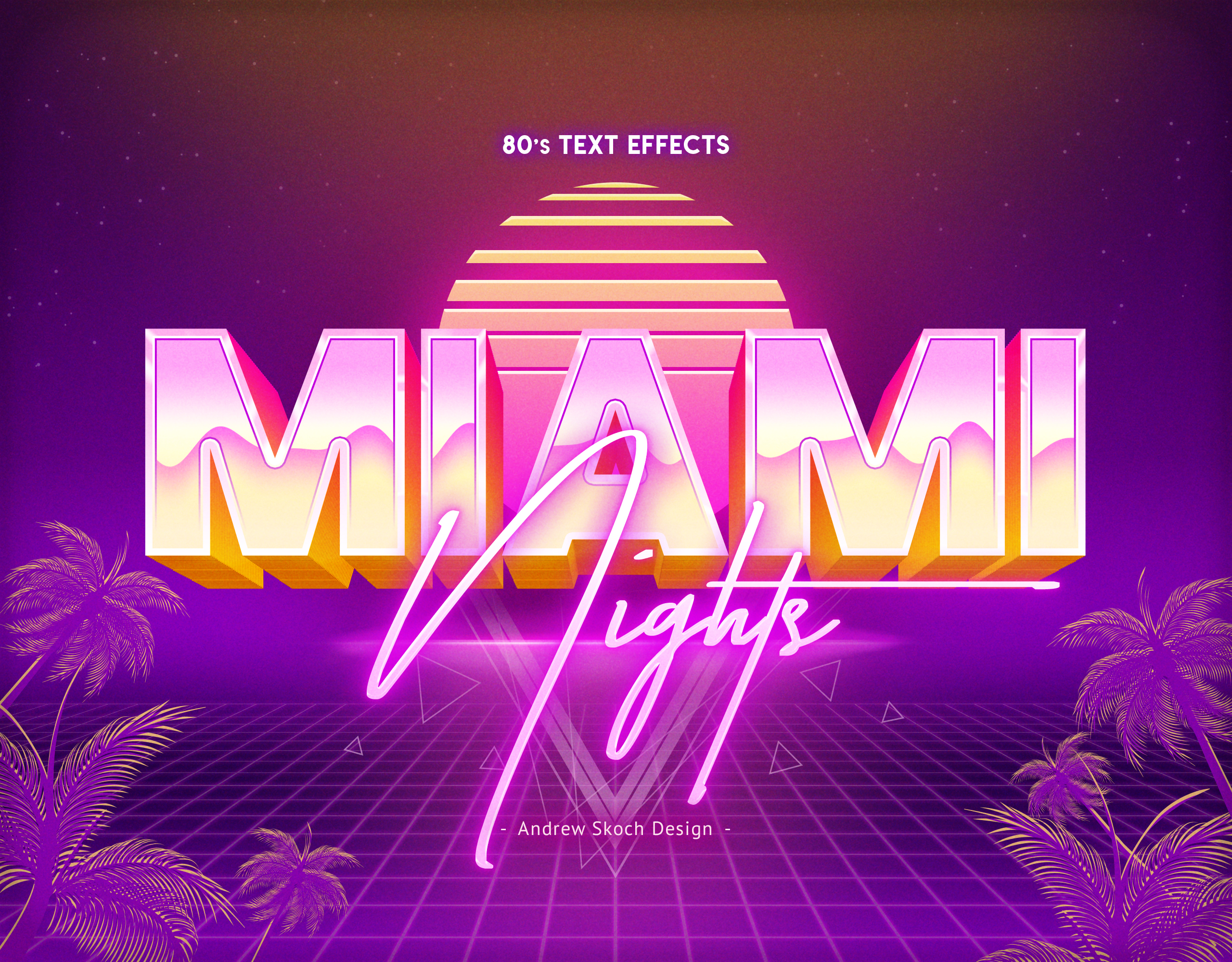 80s Retro Text Effects vol.2