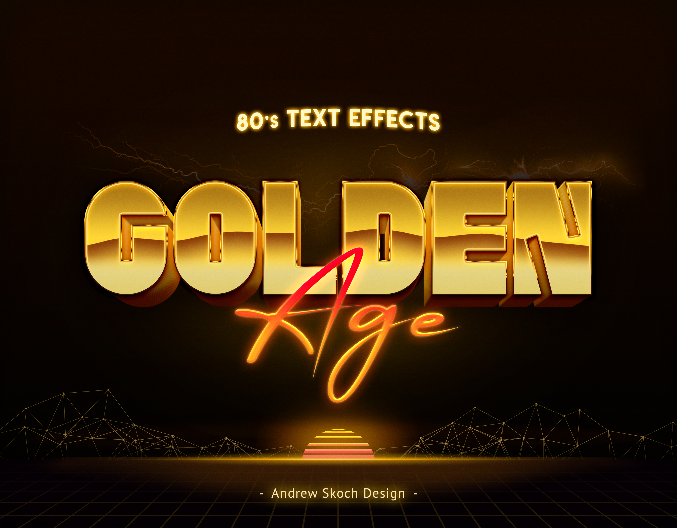 80s Retro Text Effects vol.2