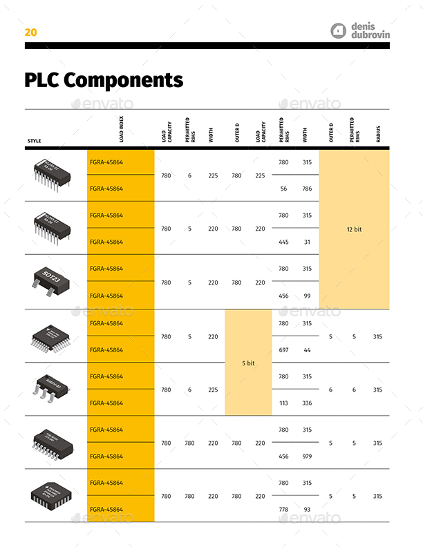 Parts Catalog, Print Templates GraphicRiver
