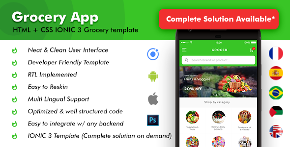 Grocery App Code Free Download