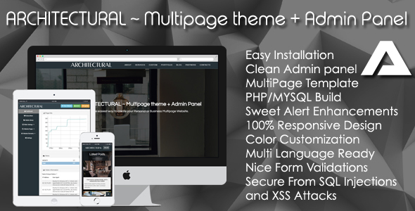 ARCHITECTURAL ~ Multipage - CodeCanyon 20968597