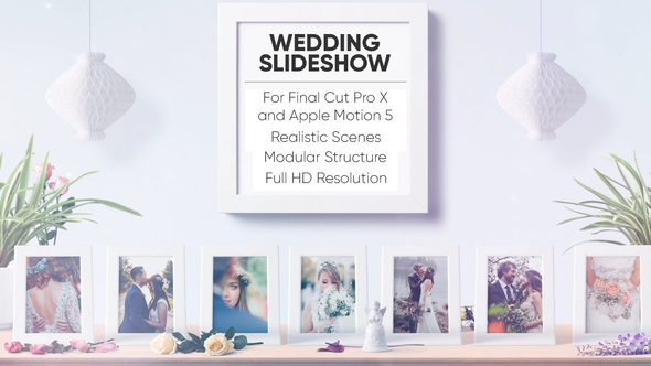 Wedding Slideshow for FCPX and Apple Motion 5