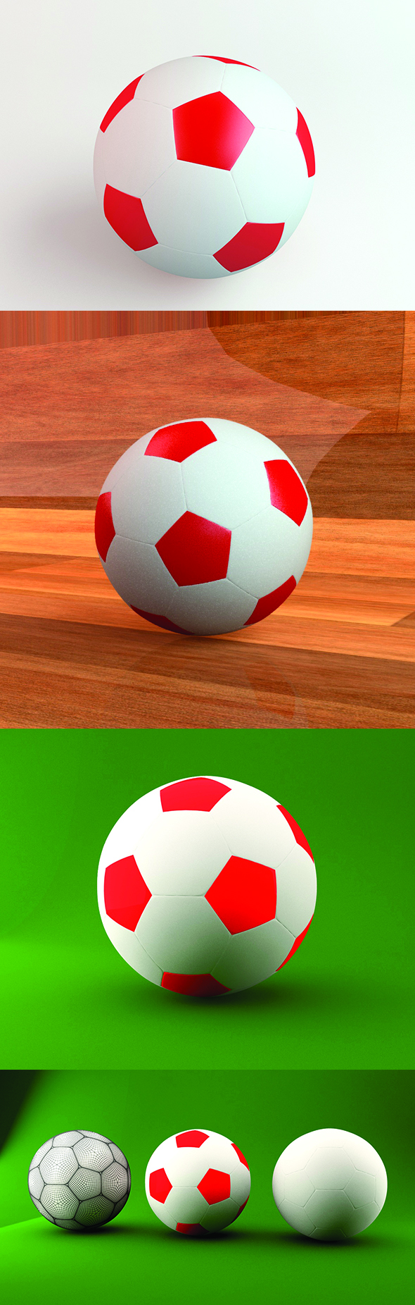 3D Realistic Football - 3Docean 23576589