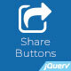 Share Buttons - Social Media jQuery Plugin