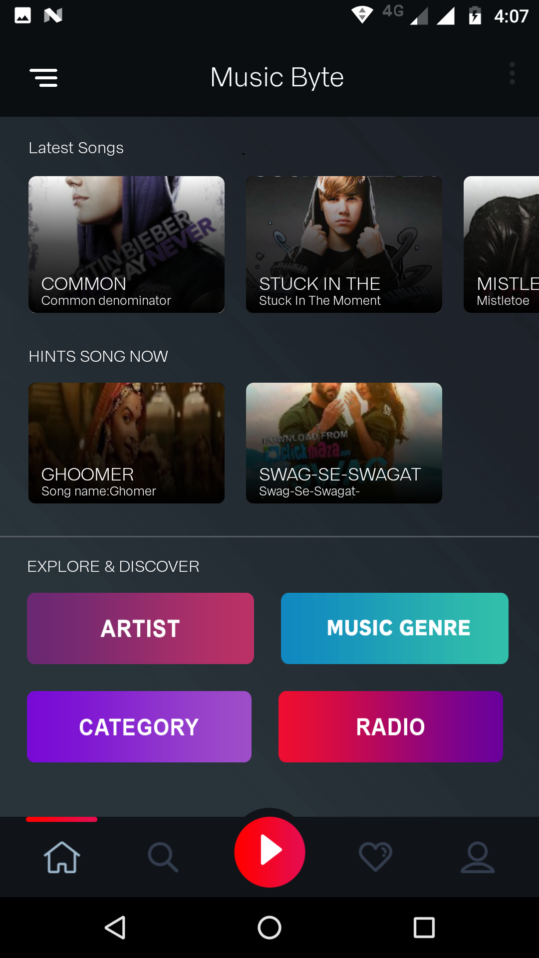 android music player and radioapp