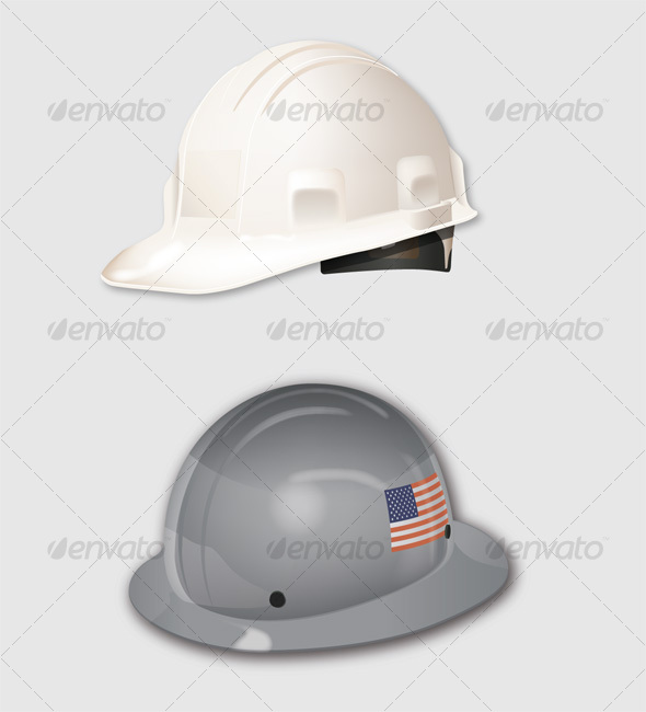 Construction Hats - Man-made Objects Objects