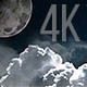 Moon and Clouds Painting Moon and Clouds Painting - VideoHive Item for Sale