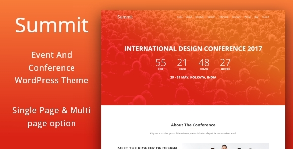 Summit -Event And - ThemeForest 17241137