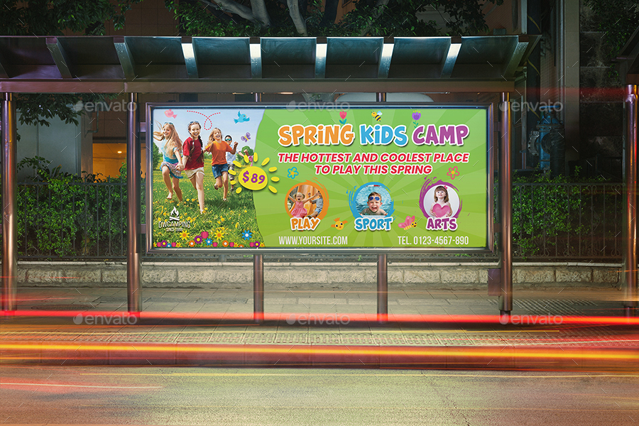 Spring Kids Camp Advertising Bundle