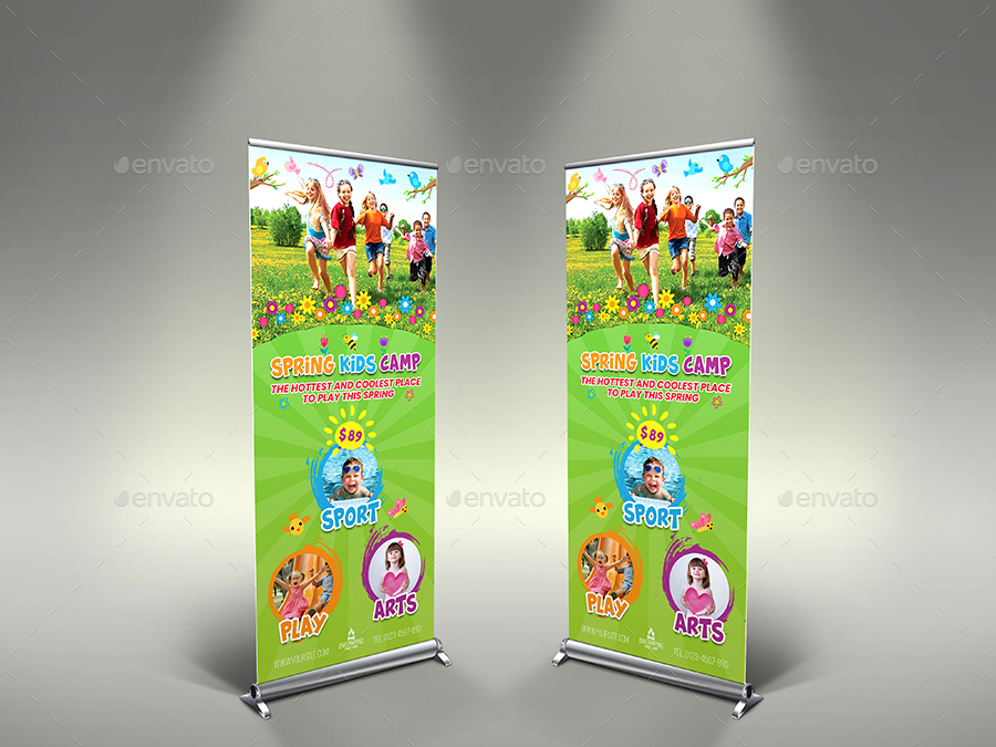 Spring Kids Camp Advertising Bundle