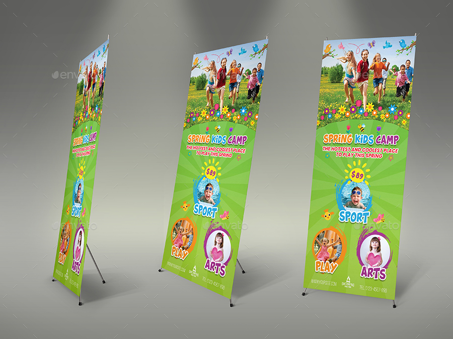 Spring Kids Camp Advertising Bundle