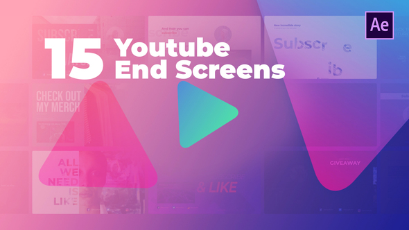 Youtube End Screens - VideoHive 23582978