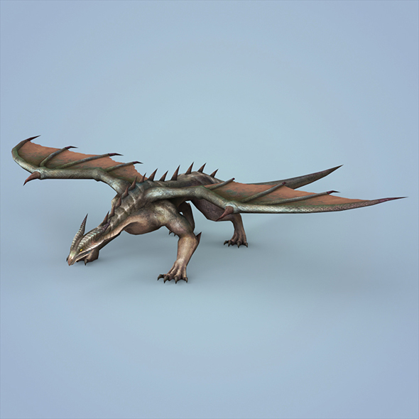 Fantasy Monster Dragon - 3Docean 23583283