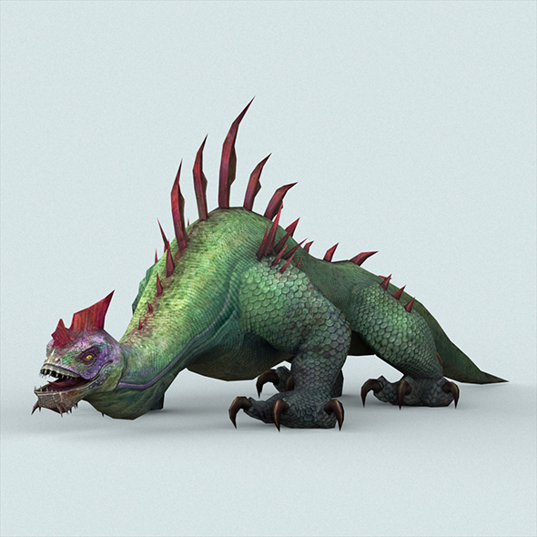Fantasy Monster Lizard - 3Docean 23583397