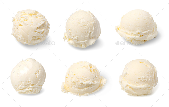 ice cream ball Stock Photo by gresei